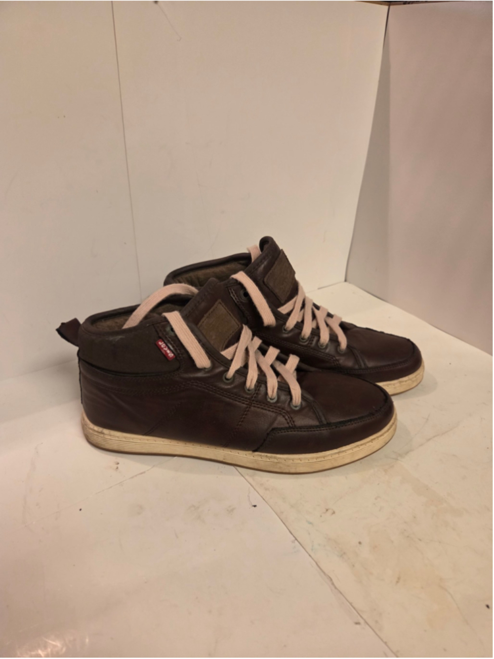 Men's Levi's Brown High-Top Boots Size 8.5